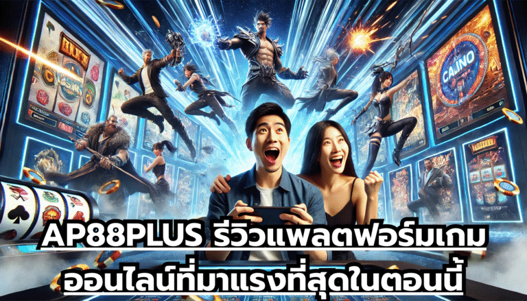 AP88PLUS รีวิวแพลตฟอร์มเกมออนไลน์ที่มาแรงที่สุดในตอนนี้