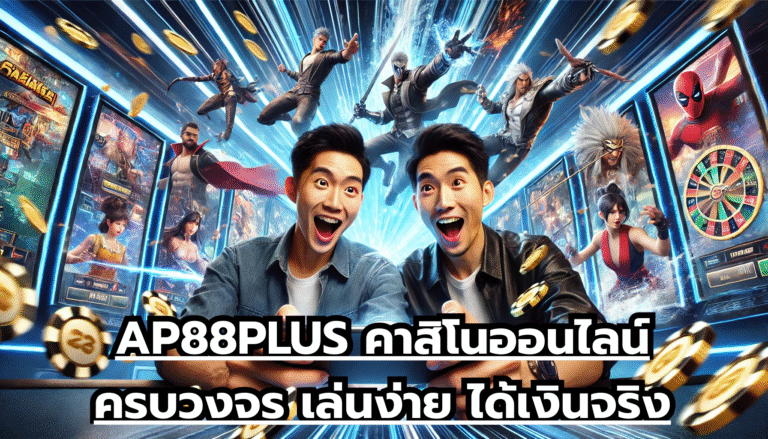 AP88PLUS คาสิโนออนไลน์ครบวงจร เล่นง่าย ได้เงินจริง